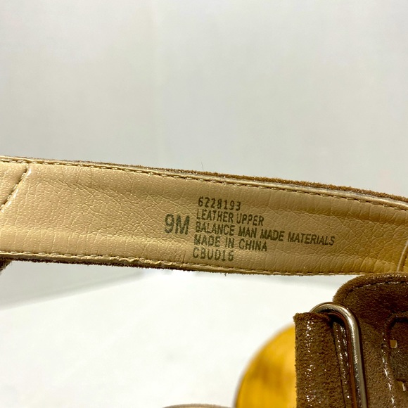 Isola || Woman Metallic Foil Suede sandals size 9 - Picture 10 of 12